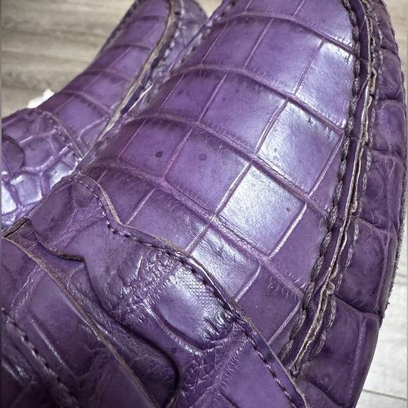 Ralph Lauren RLPL Purple Label Alligator Crocodile Loafers size 9 Mens main image 4